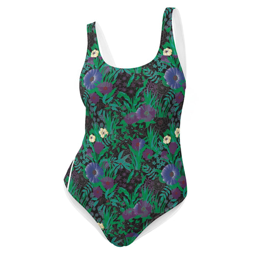Flower Bed One-Piece Swimsuit